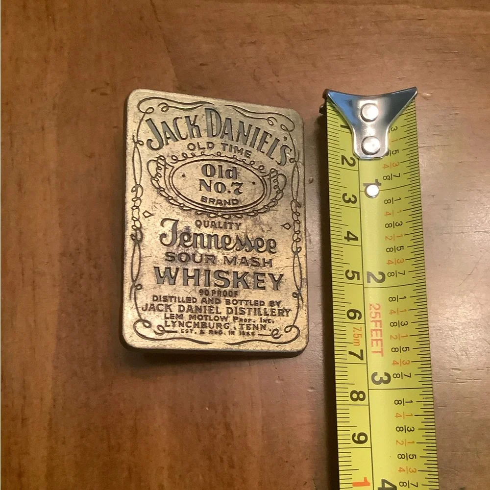 Rare Vintage Jack Daniels Old Time No. 7 Belt Buckle